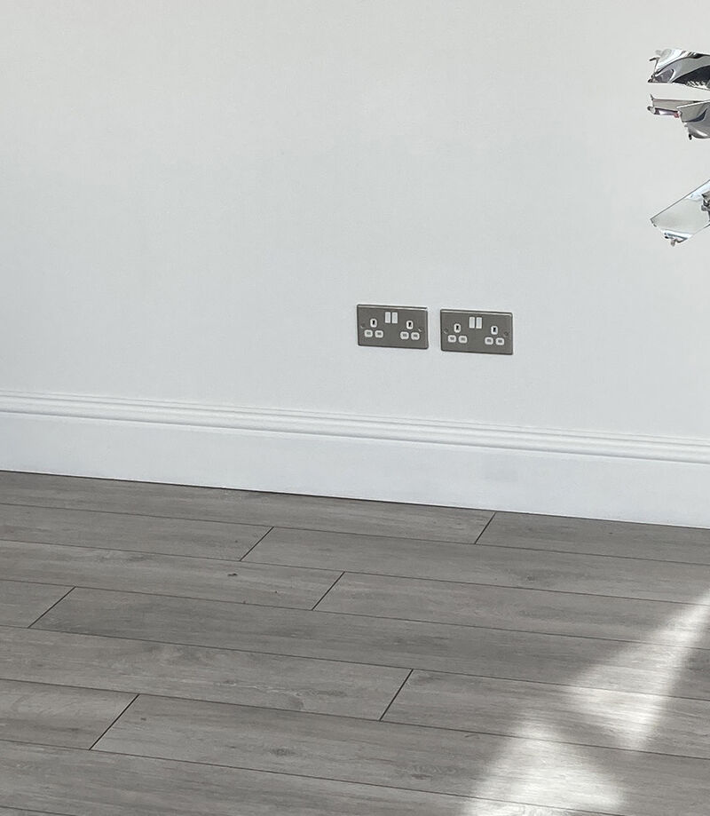 solo show 'Hooray for the Here and Now' showing front gallery space with fine art photography and site responsive sculpture