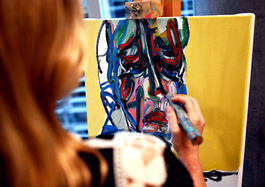 art being made