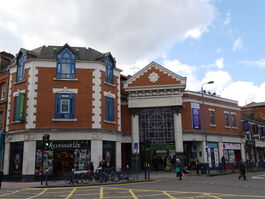 big large brown shopping centre