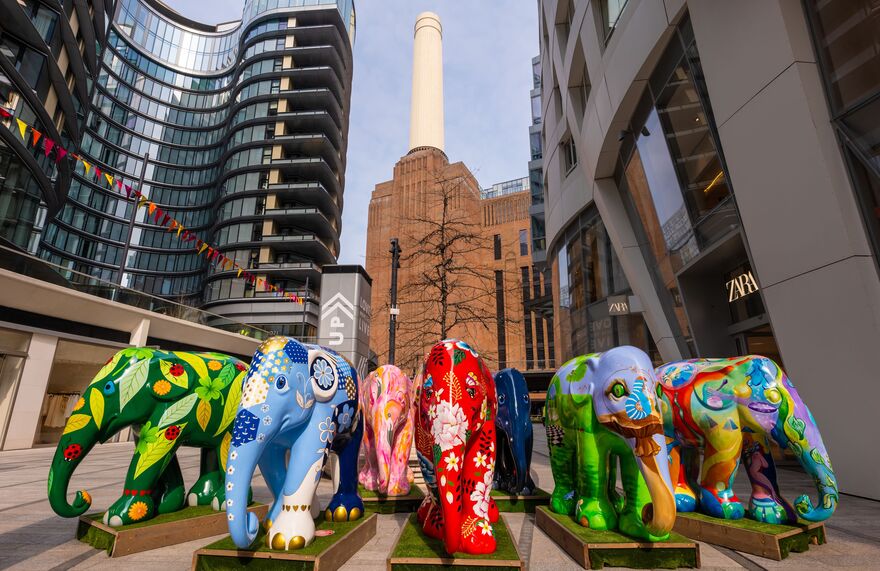 The Elephant Trail at Battersea Power Station