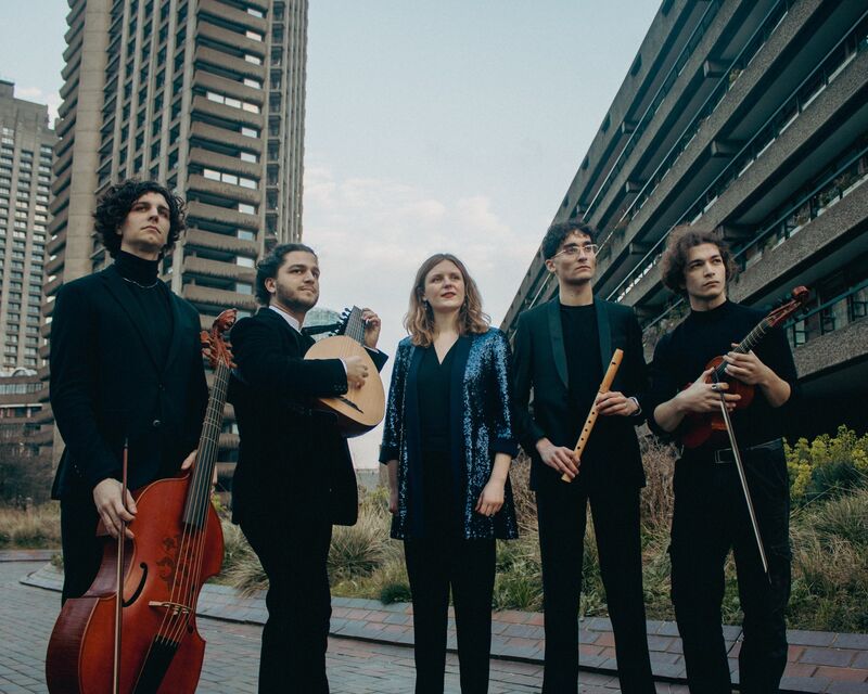 Londinium Consort: Mikolaj Piszczorowicz, Emanuele Addis, Anne Sutton, Otto Hashmi, Ozgur Kaya  (from left to right)