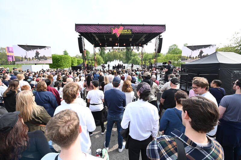 Crowd and Stage at Strictly Wandsworth