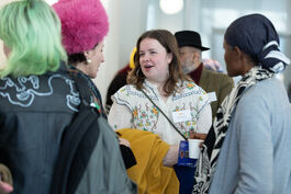 Group of adults talking