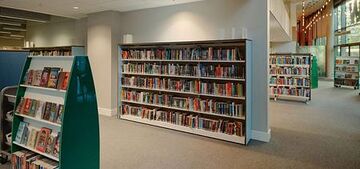 library white with green