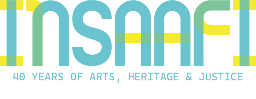 Insaafi Logo In Teal And Yellow