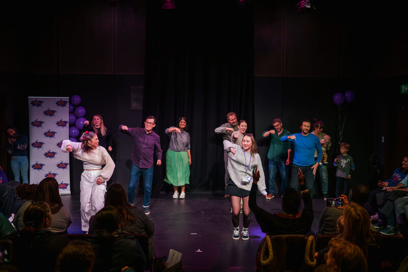 Adult participation at our theatre showcase 2024.