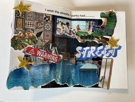 Using creative methods such as zine making to engage with teenagers.