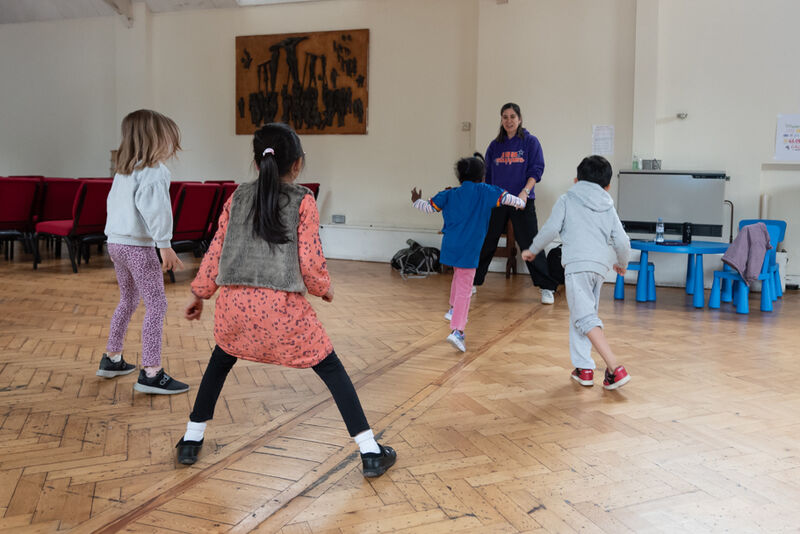 Teaching at a Wandsworth community event