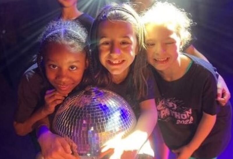 Children before Children-in-Need Tapathon at The Grand, Clapham Junction