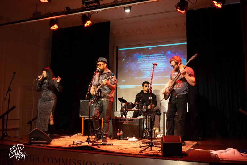 Picture taken from the 'Injection' concert at the Indian High Commission - Nehru Centre