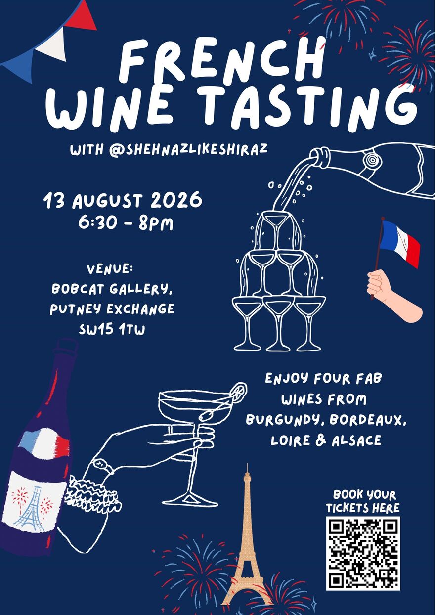 Artful Sips French Wine Tasting Poster