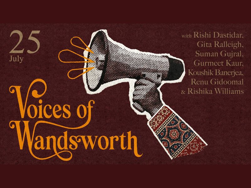 Maroon event banner for 