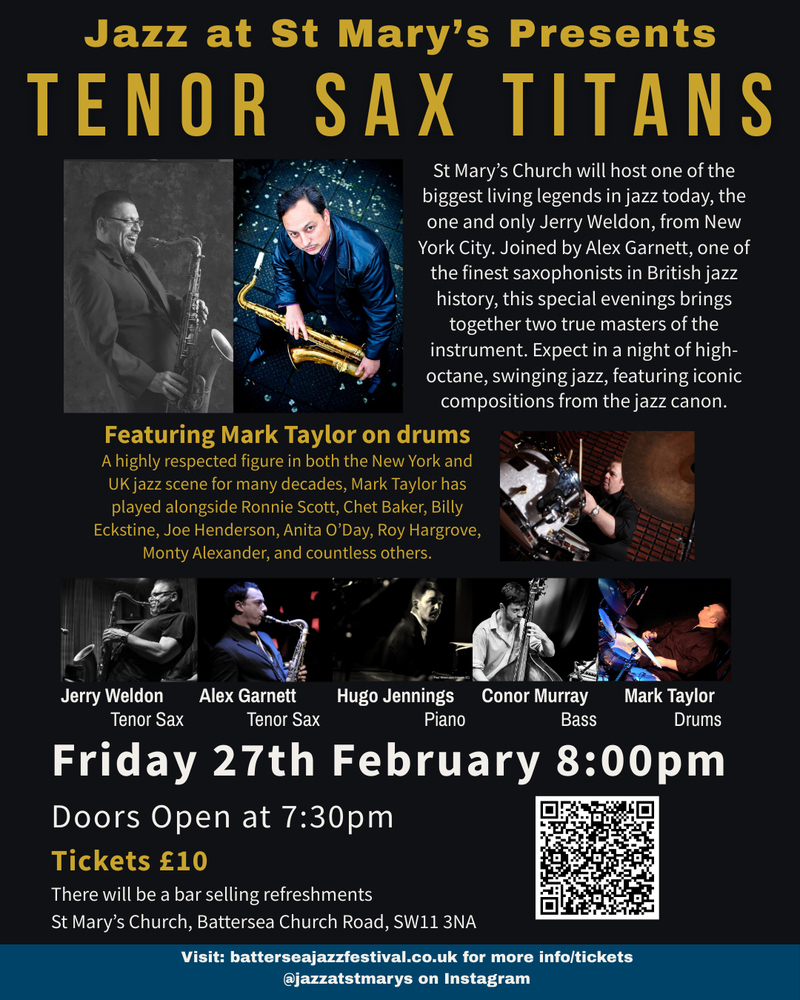 The poster with full of information of the event on Friday 27th February
