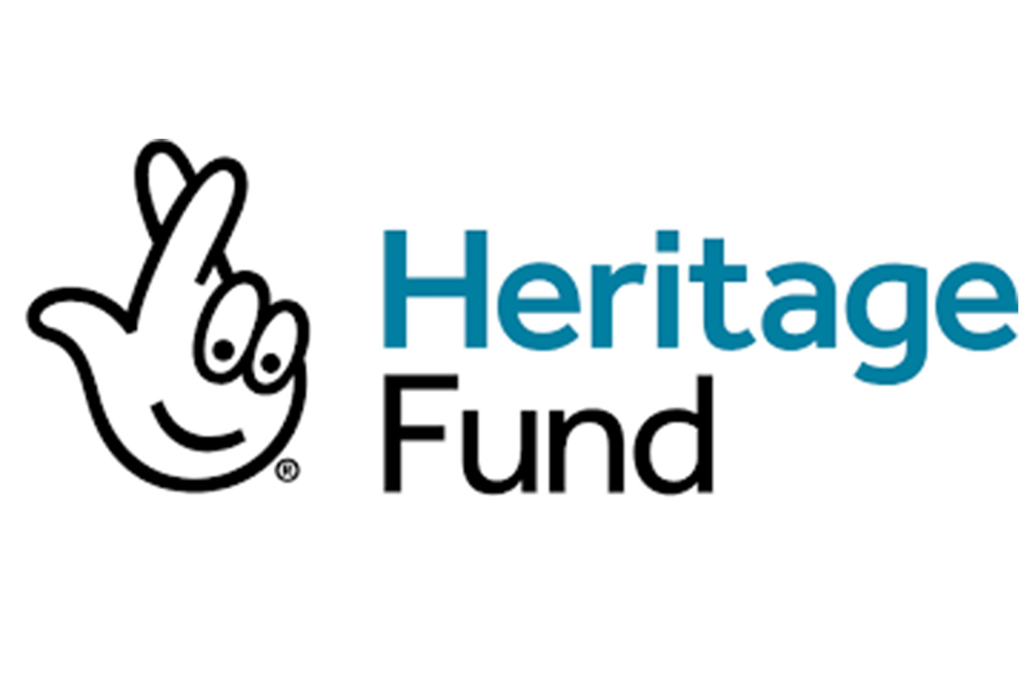 Two fingers crossed logo. Text reads Heritage Fund.